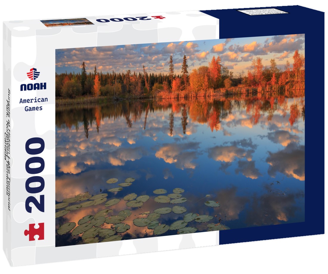 Sunsets at Hidden Lake Territorial Park, Northwest Territories, Canada 2000pc Puzzle