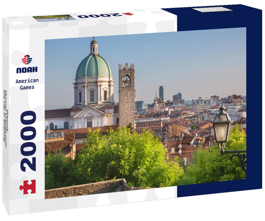 Noah Jigsaw Puzzle Brescia - Duomo Cupola over the city in evening light 2000 pieces