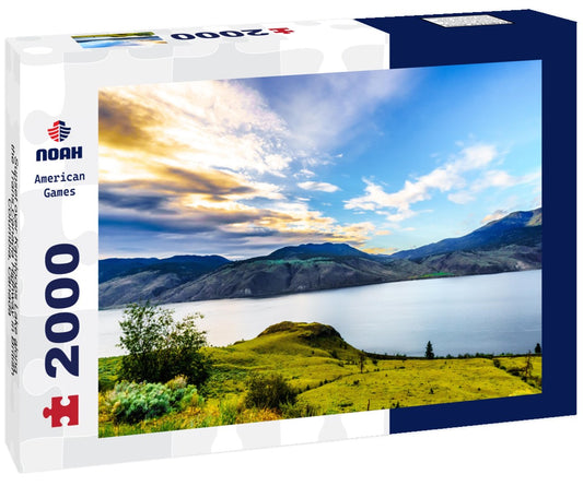 Noah Jigsaw Puzzle Sunset over Kamloops Lake along the Trans Canada Highway in British Columbia, Canada 2000 pieces