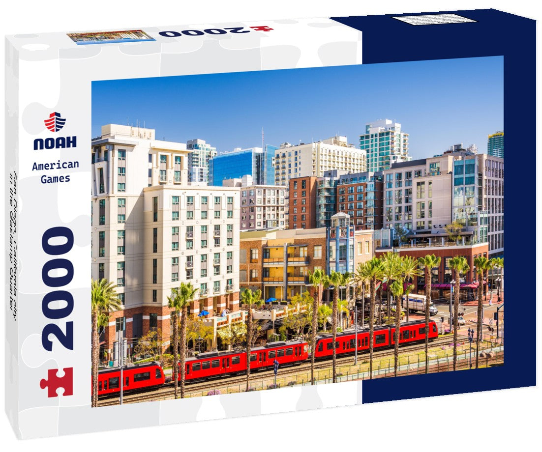 San Diego, California city in the Gaslamp Quarter 2000pc Puzzle