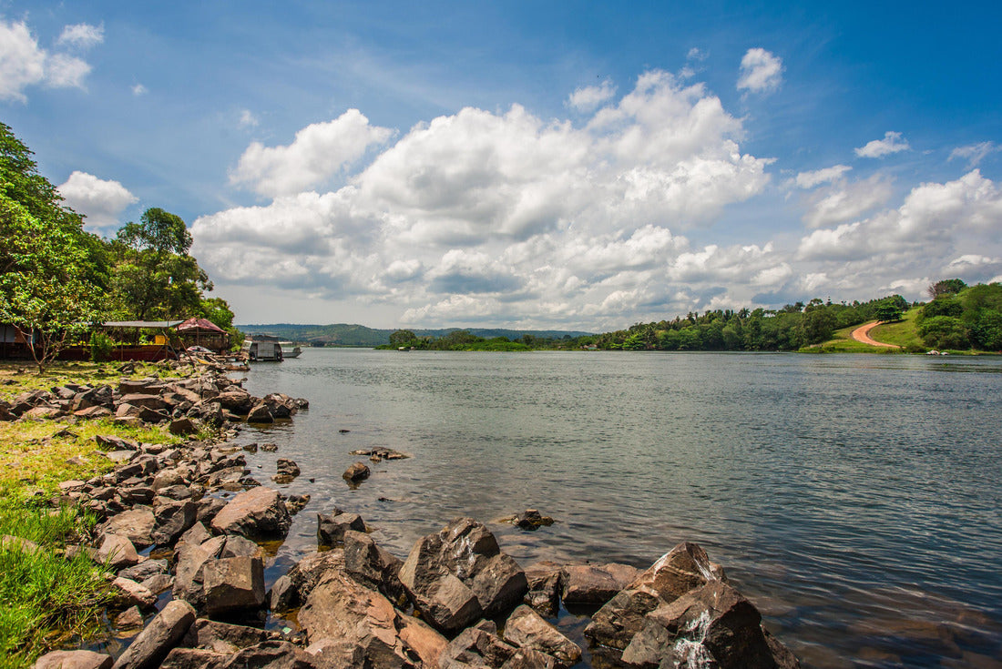 River Nile leaving Lake Victoria at Jinja, Uganda. It is considered the main source of the White Nile 2000pc Puzzle