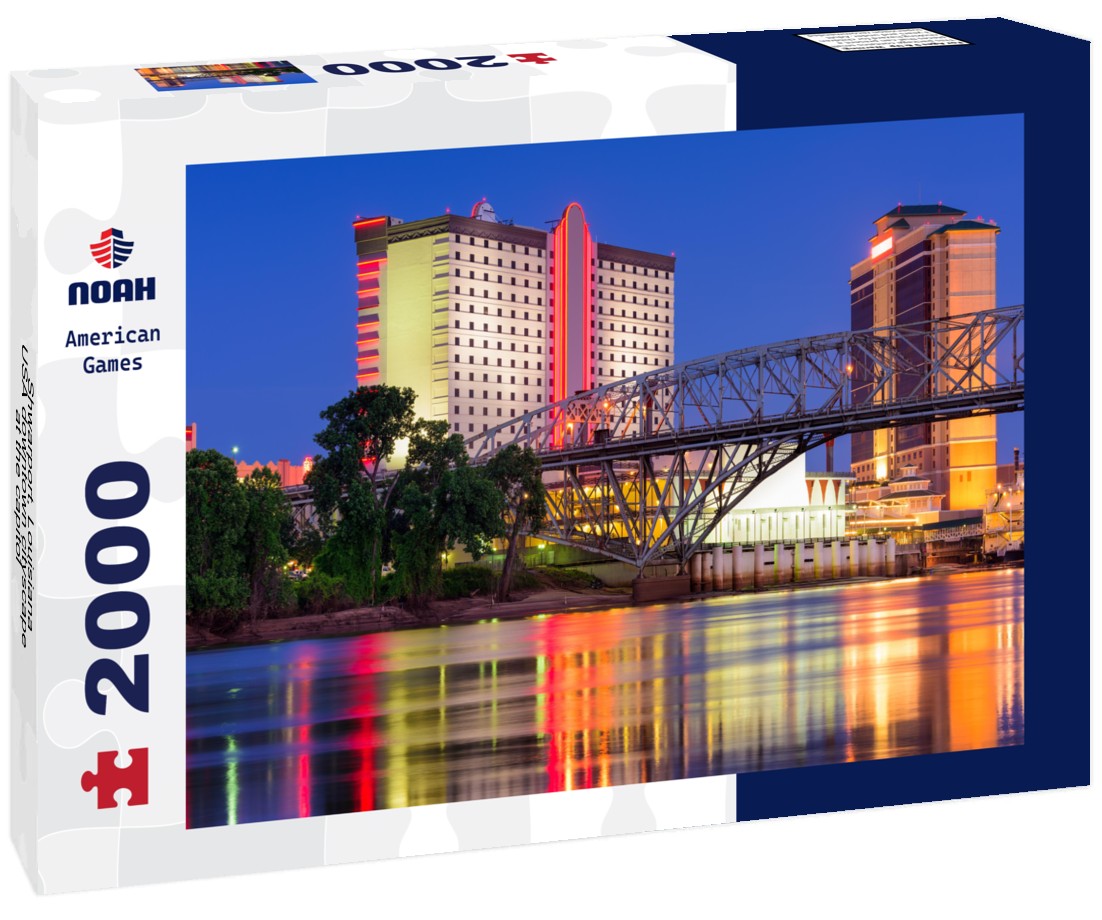 Shwarport, Louisiana, USA downtown cityscape at the capitol 2000pc Puzzle
