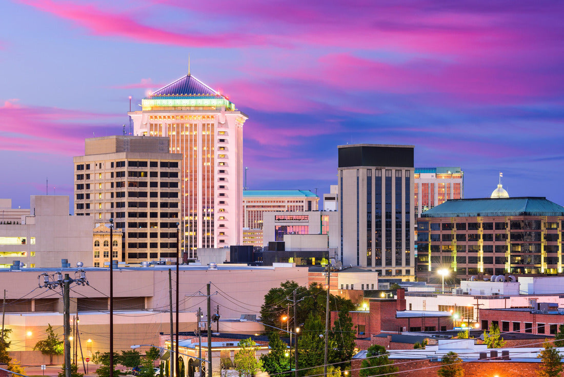 Montgomery, Alabama, USA Downtown Skyline in the evening 2000pc Puzzle