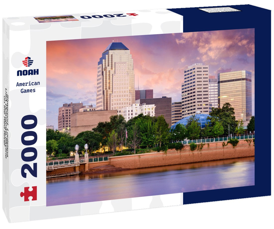 Shwarport, Louisiana, USA Downtown Skyline on the Red River 2000pc Puzzle