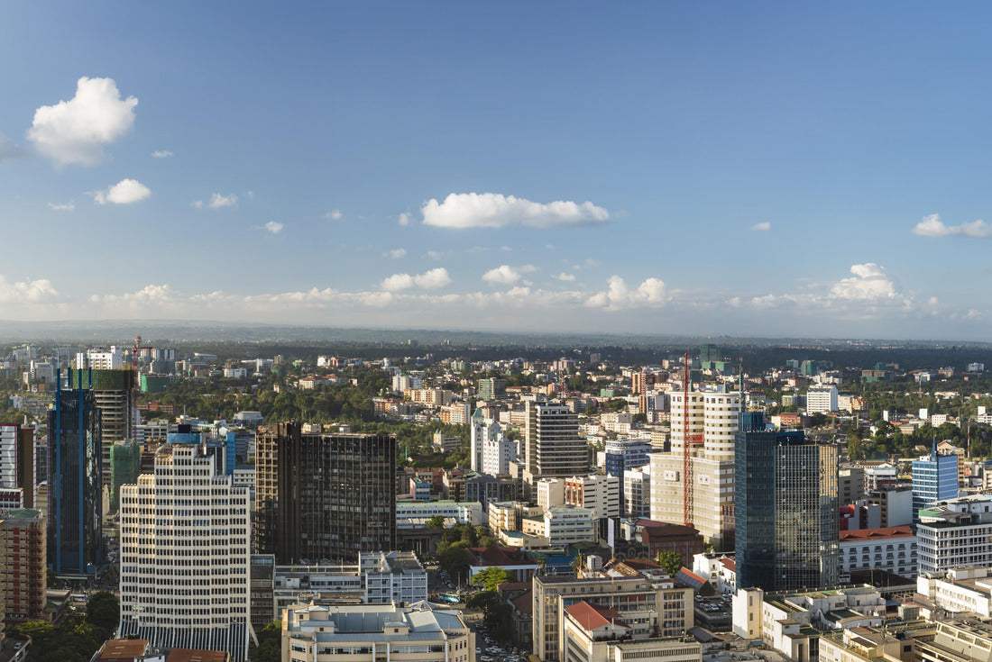 over the central business district of Nairobi, Kenya 2000pc Puzzle