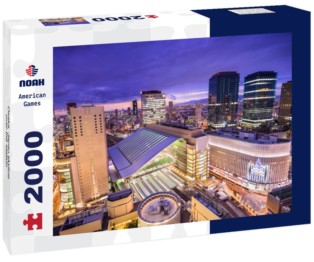 Osaka, Japan skyline over the station 2000pc Puzzle