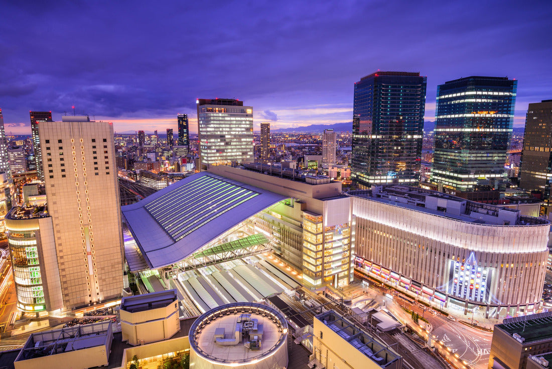 Osaka, Japan skyline over the station 2000pc Puzzle