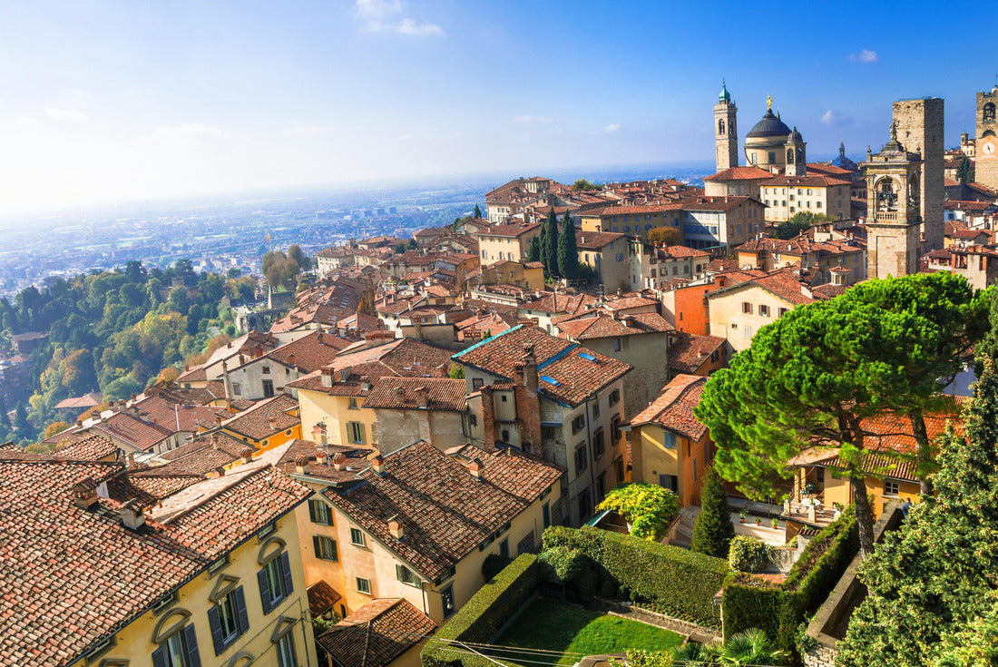 medieval Upper Bergamo - beautiful medieval town in northern Italy 2000pc Puzzle