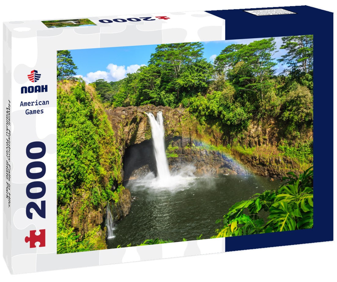 Hawaii, Rainbow Falls in Hilo. Wailuku River State Park 2000pc Puzzle