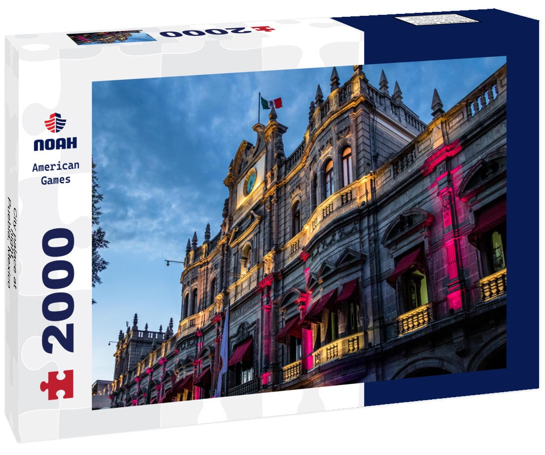 City palace at night - Puebla, Mexico 2000pc Puzzle