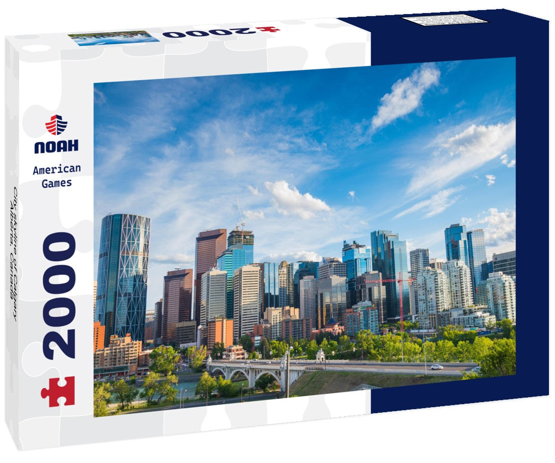 City skyline of Calgary, Alberta, Canada 2000pc Puzzle