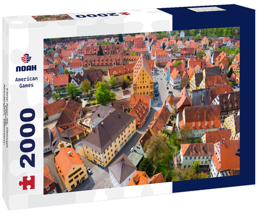 Noah Jigsaw Puzzle View from St. Georgs Church - Nördlingen, Germany. Tilt shift effect 2000 pieces