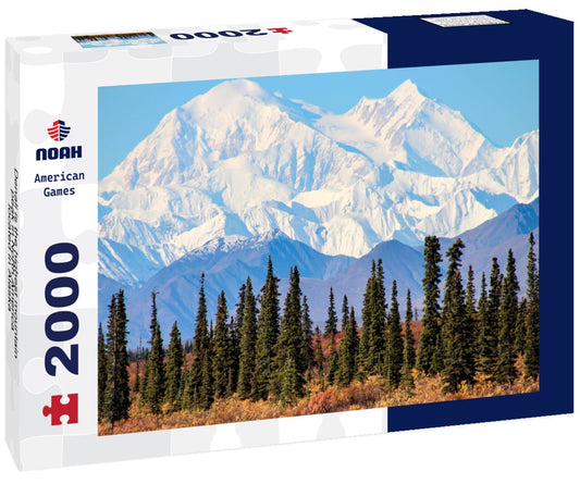 Noah Jigsaw Puzzle Denali is the highest mountain peak in North America, located in Alaska 2000 pieces