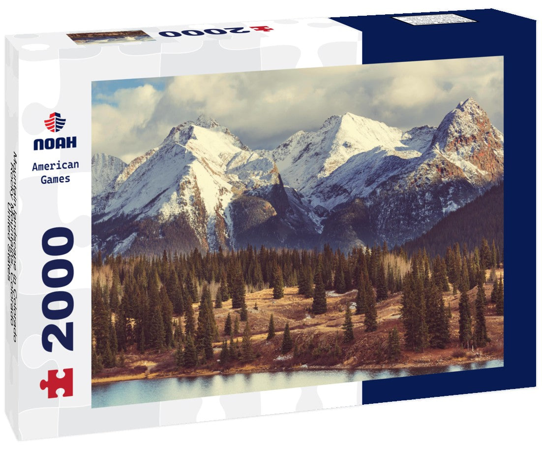 Mountain landscape in Colorado Rocky Mountains, Colorado, United States 2000pc Puzzle
