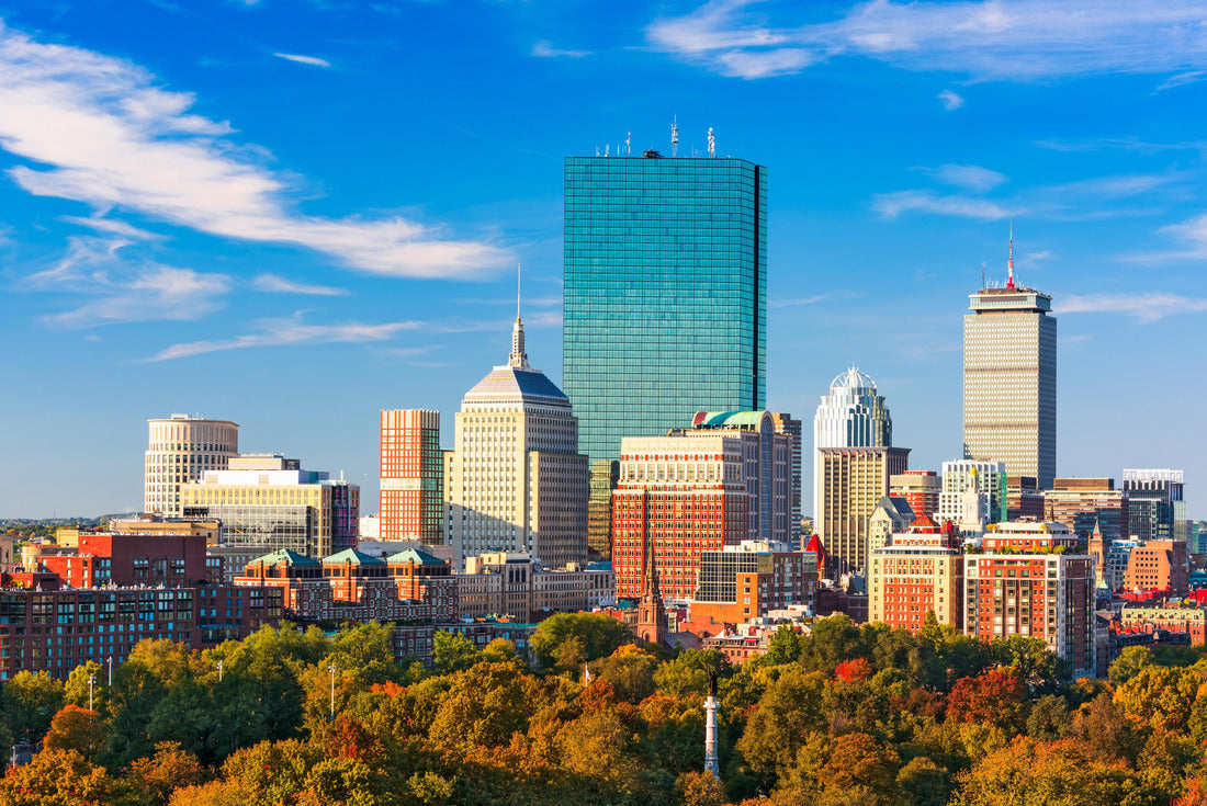 Boston, Massachusetts, USA Skyline over Boston Common 2000pc Puzzle