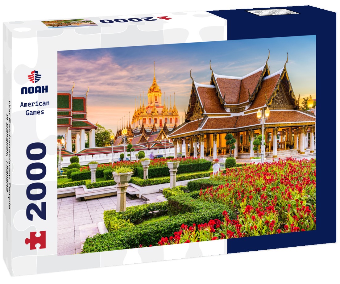 Noah Jigsaw Puzzle Wat Ratchanatdaram Temple in Bangkok, Thailand 2000 pieces