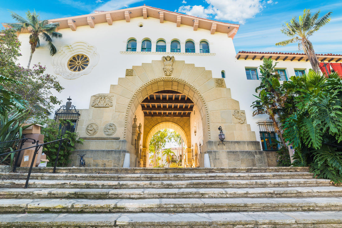 Stairs in Santa Barbara courthouse, California 2000pc Puzzle