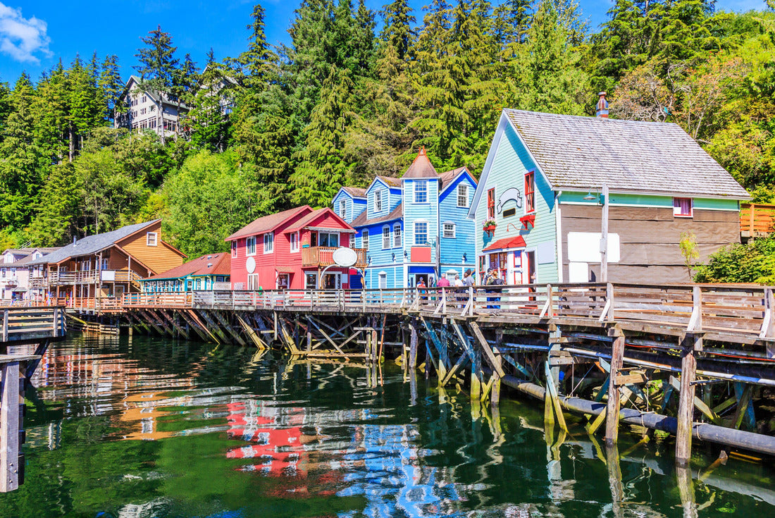 Ketchikan, Alaska. Creek Street, the historic walking tour 2000pc Puzzle