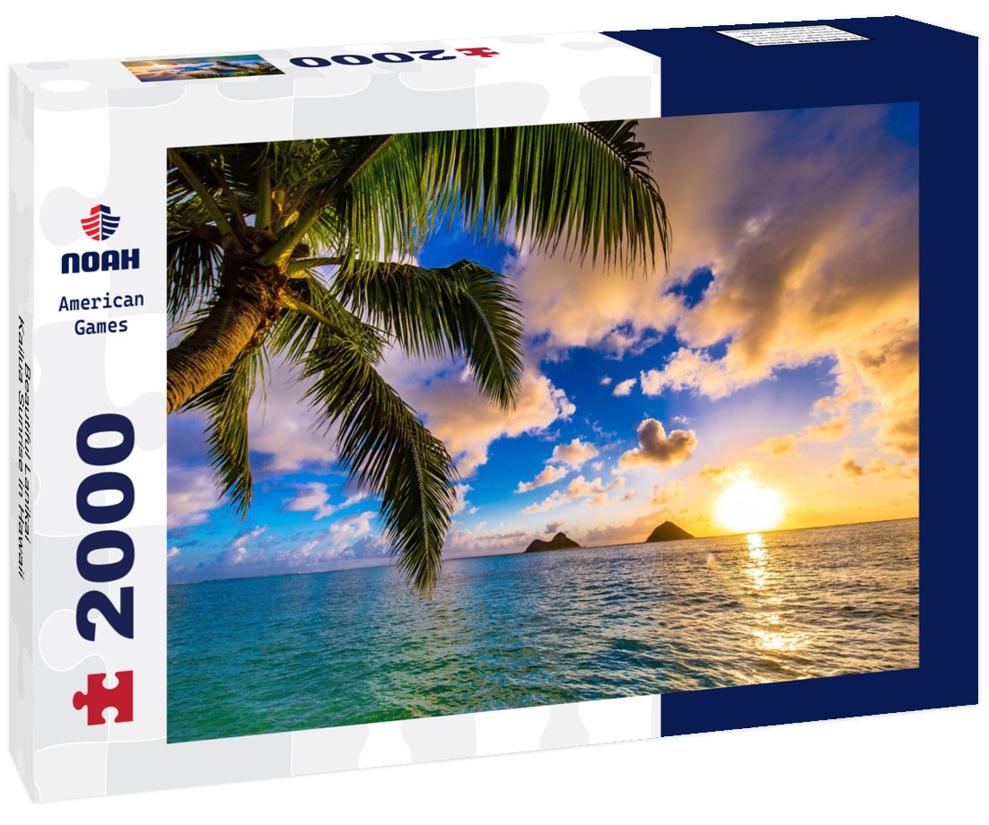 Beautiful Lanikai, Kailua Sunrise in Hawaii 2000pc Puzzle