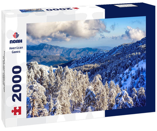 Noah Jigsaw Puzzle Troodos mountain range in winter. Cyprus 2000 pieces