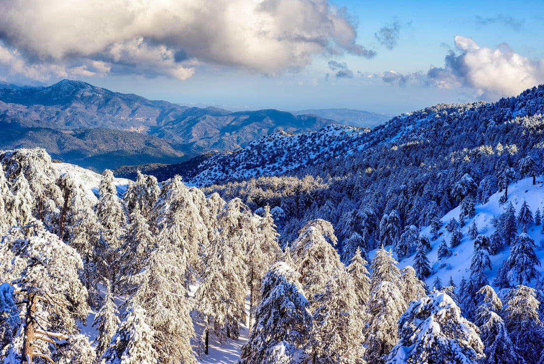 Troodos mountain range in winter. Cyprus 2000pc Puzzle