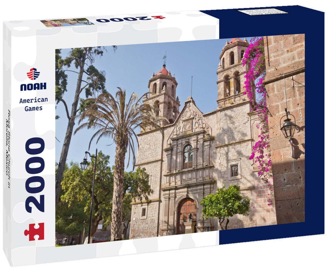 Rosa Stone Church in Morelia, Mexico 2000pc Puzzle