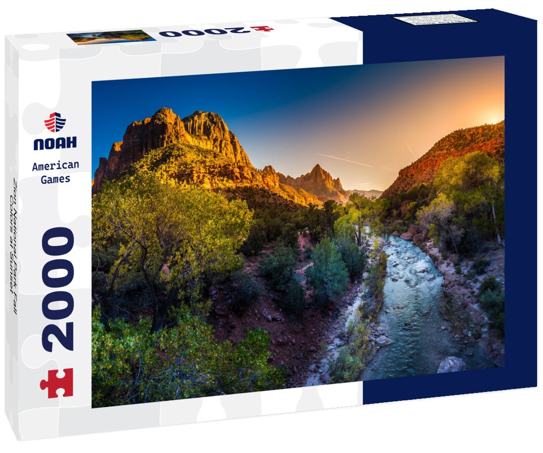 Zion National Park Fall Colors at Sunset 2000pc Puzzle