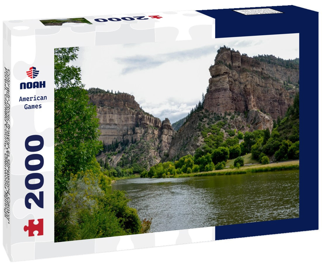 Colorado River flowing in Glenwood Canyon near the hanging lake White River National Forest, Garfield County, Glenwood Springs, Colorado, USA 2000pc Puzzle