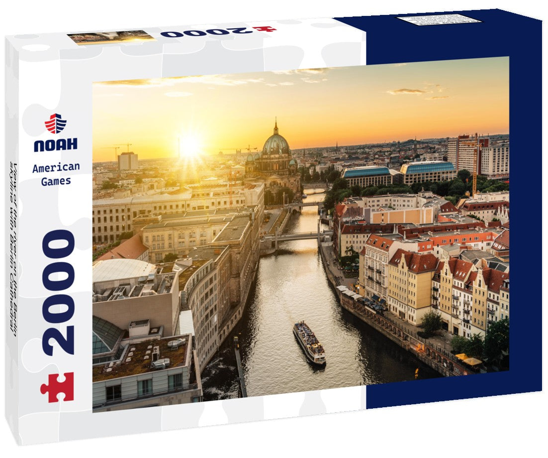 the river on the Berlin skyline with Berlin Cathedral 2000pc Puzzle