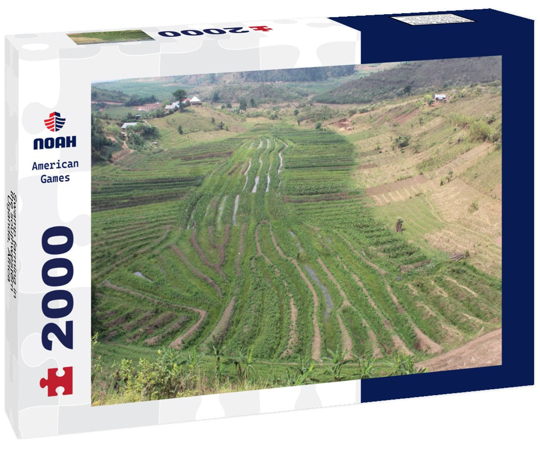 Swamp farming in the southwestern Uganda, Africa 2000pc Puzzle
