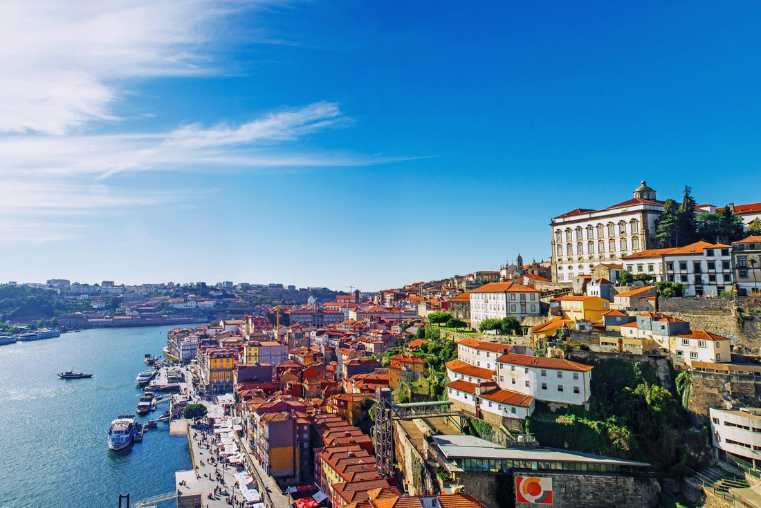 skyline of the old town of Porto from the Dom Luis bridge on the Douro River 2000pc Puzzle