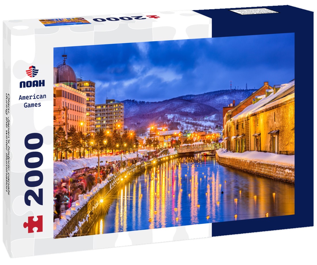 Otaru, Japan's historic canals during the winter illumination 2000pc Puzzle