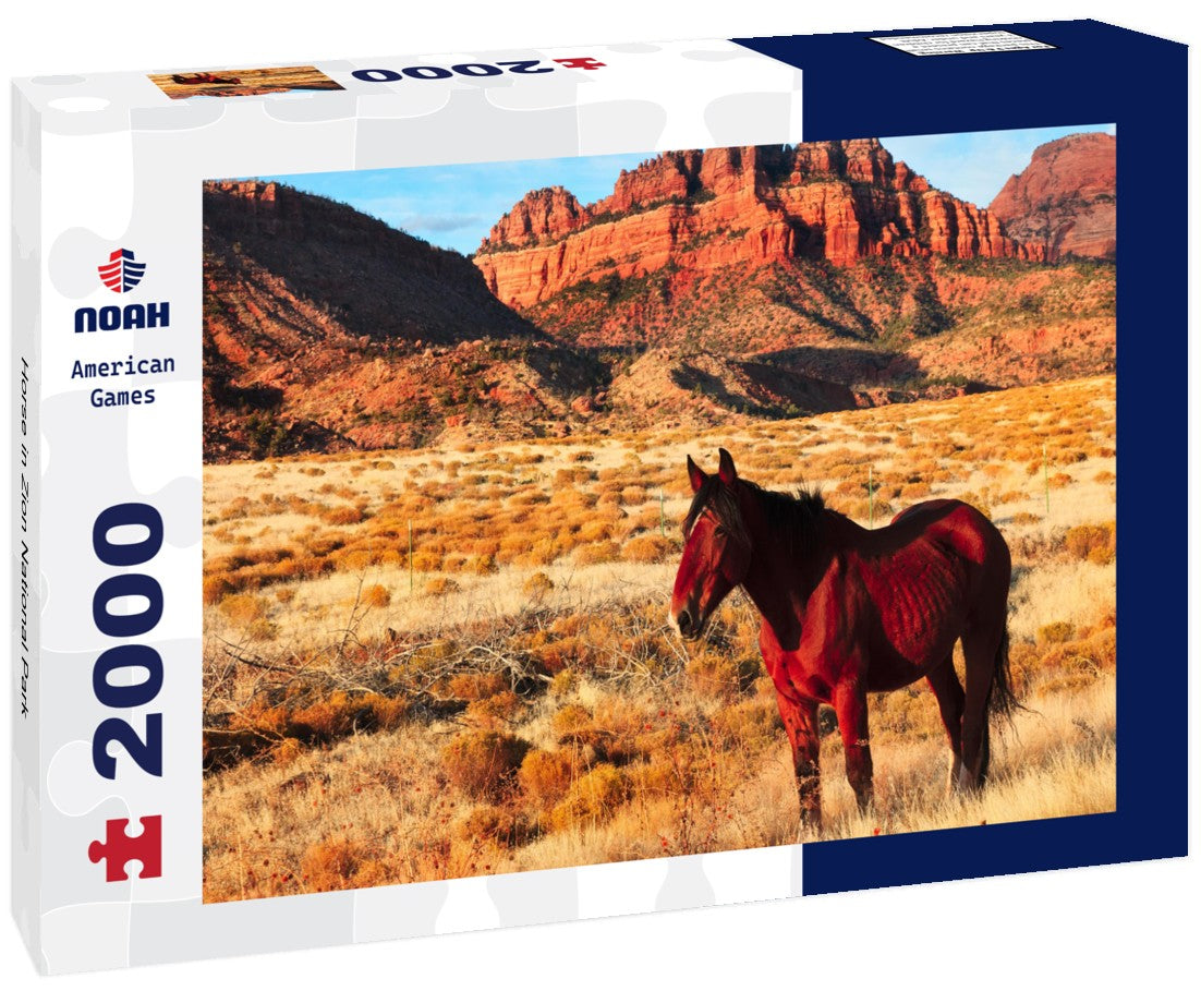 Noah Jigsaw Puzzle Horse in Zion National Park 2000 pieces