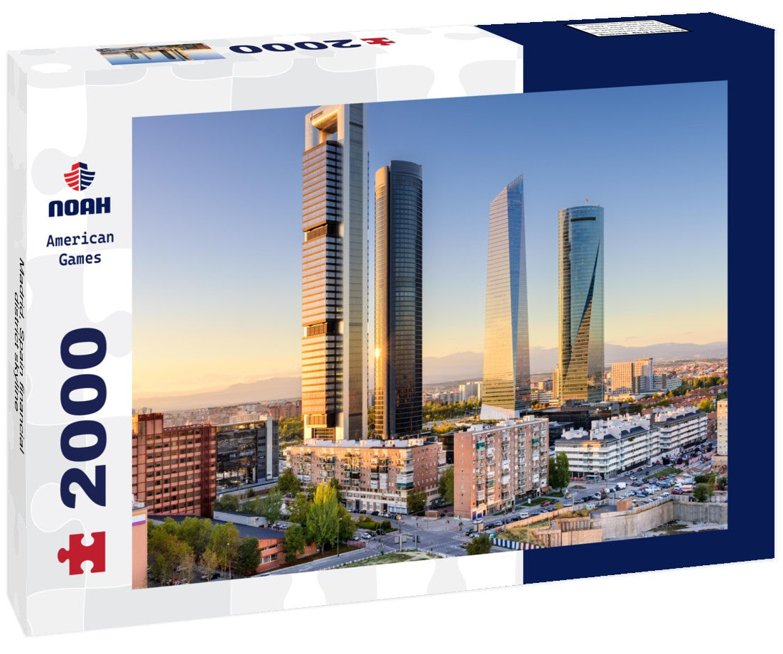 Madrid, Spain financial district skyline 2000pc Puzzle
