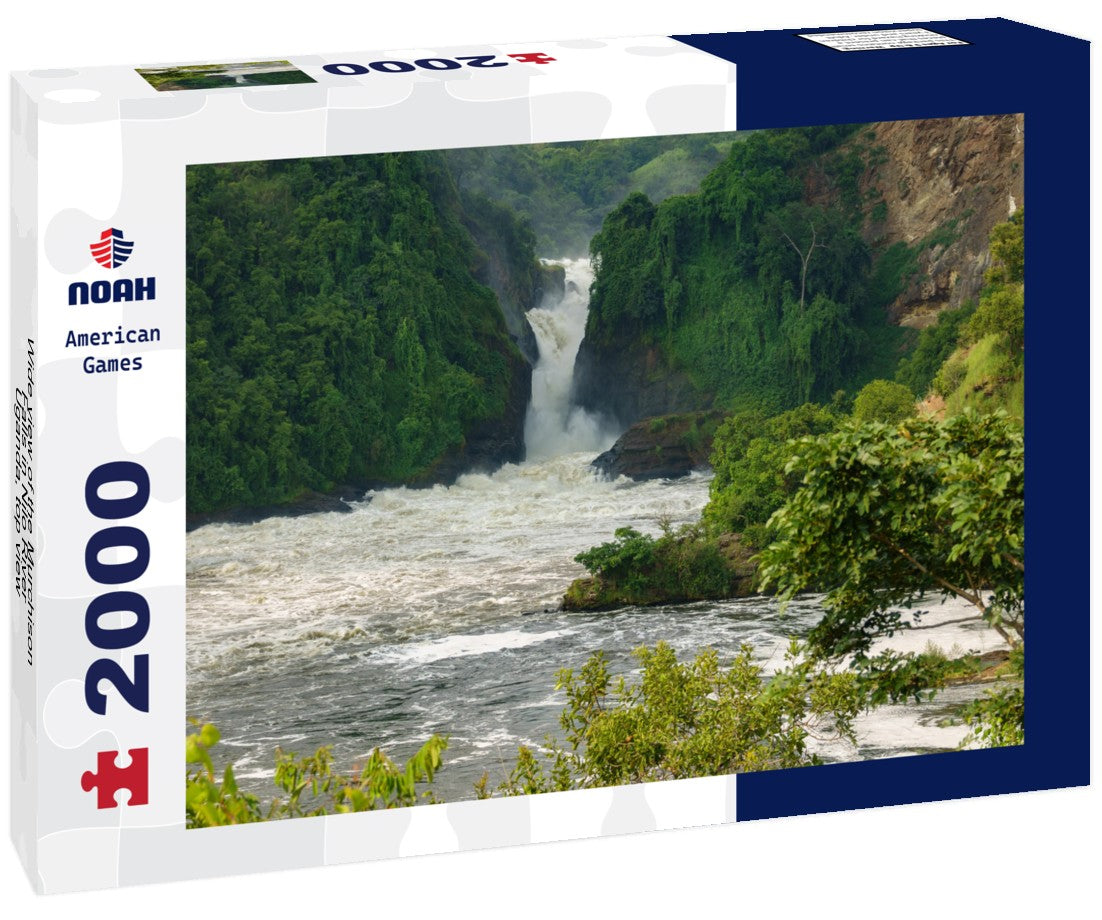 Wide view of the Murchison Falls in Nilo River, Uganda, top view 2000pc Puzzle