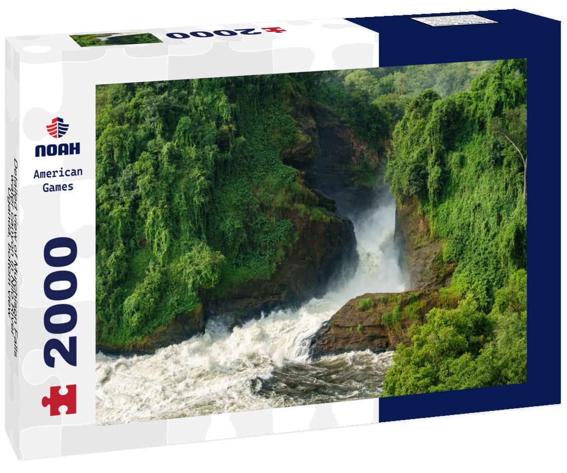 Noah Jigsaw Puzzle Detailed view of Murchison Falls water canyon in Nilo River, Uganda, bottom view 2000 pieces