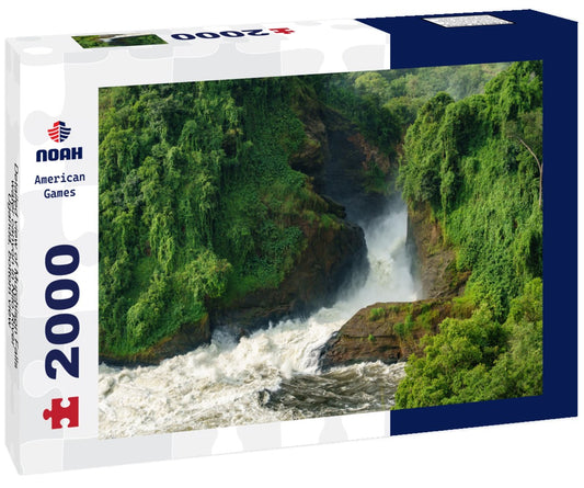 Noah Jigsaw Puzzle Detailed view of Murchison Falls water canyon in Nilo River, Uganda, bottom view 2000 pieces