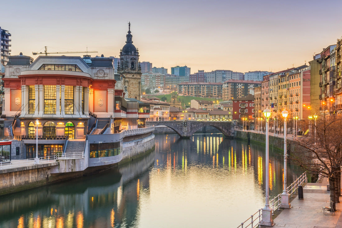 sunrise at ribera foodmarket in Bilbao, Spain 2000pc Puzzle