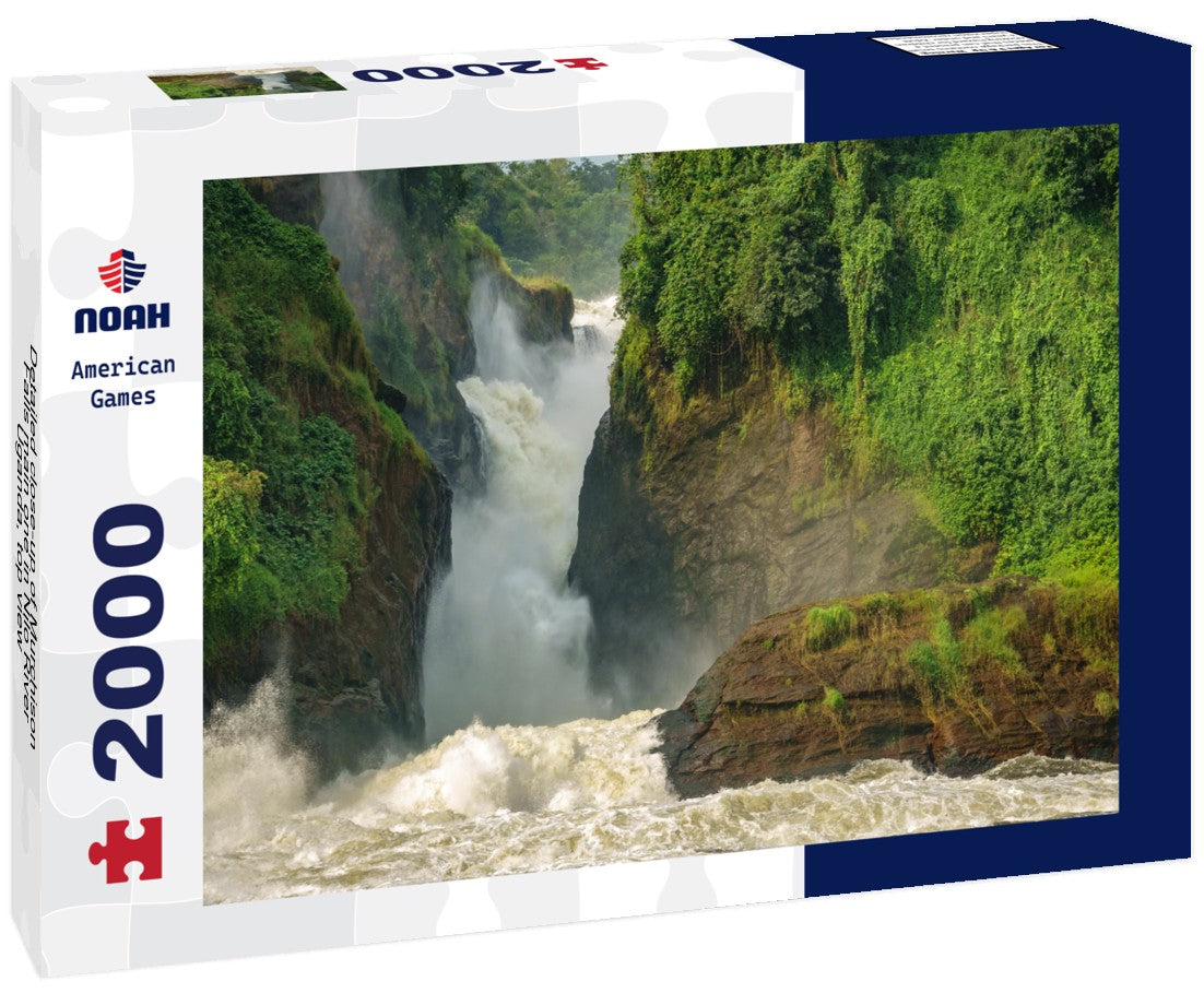 Noah Jigsaw Puzzle Detailed close-up of Murchison Falls main one in Nilo River, Uganda, top view 2000 pieces