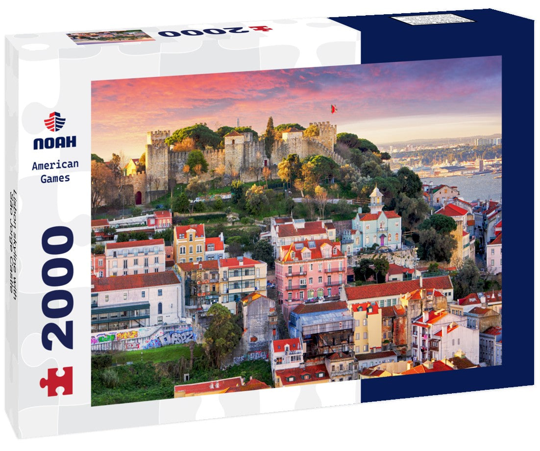 Lisbon skyline with São Jorge Castle 2000pc Puzzle