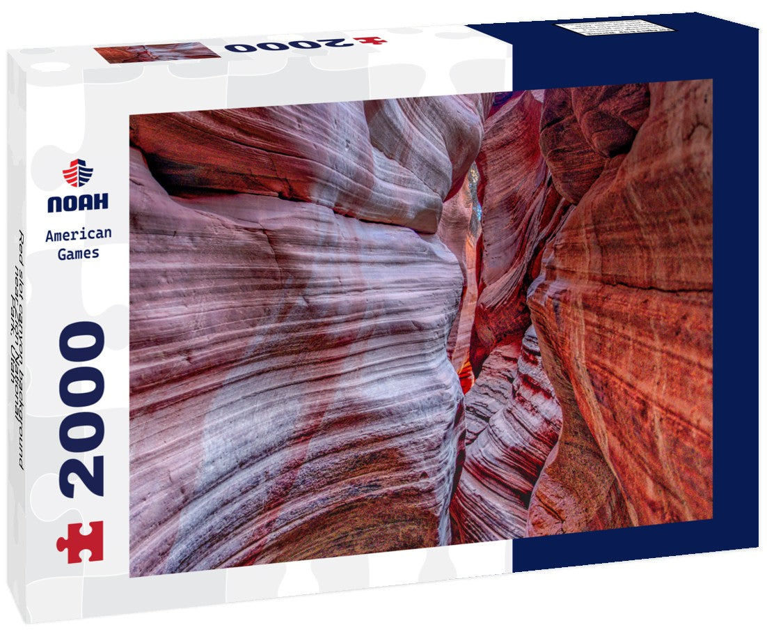 Red slot canyon background near Zion National Park, Utah 2000pc Puzzle