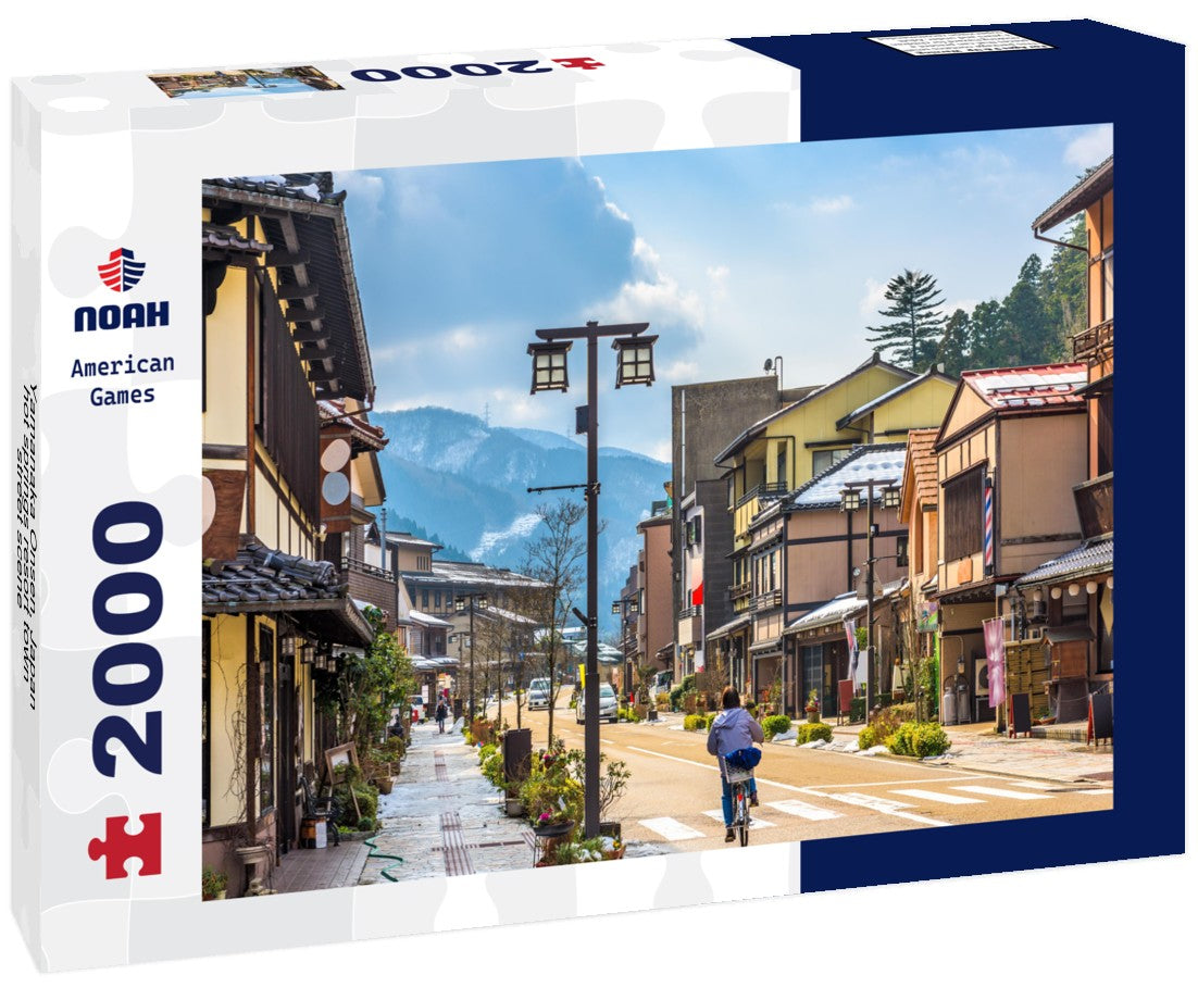 Yamanaka Onsen, Japan hot springs resort town street scene 2000pc Puzzle
