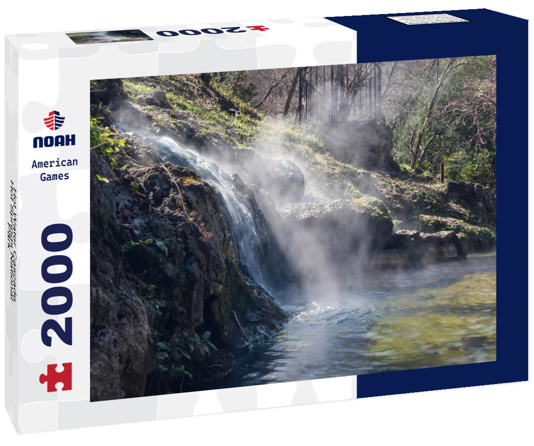 Noah Jigsaw Puzzle Hot Water Cascade, Hot Springs National Park 2000 pieces