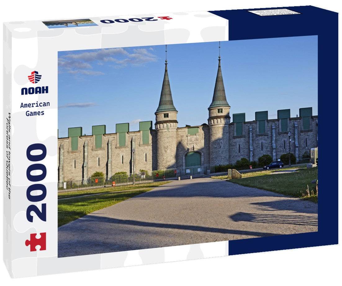 Walls and towers of the Fortress of Quebec 2000pc Puzzle
