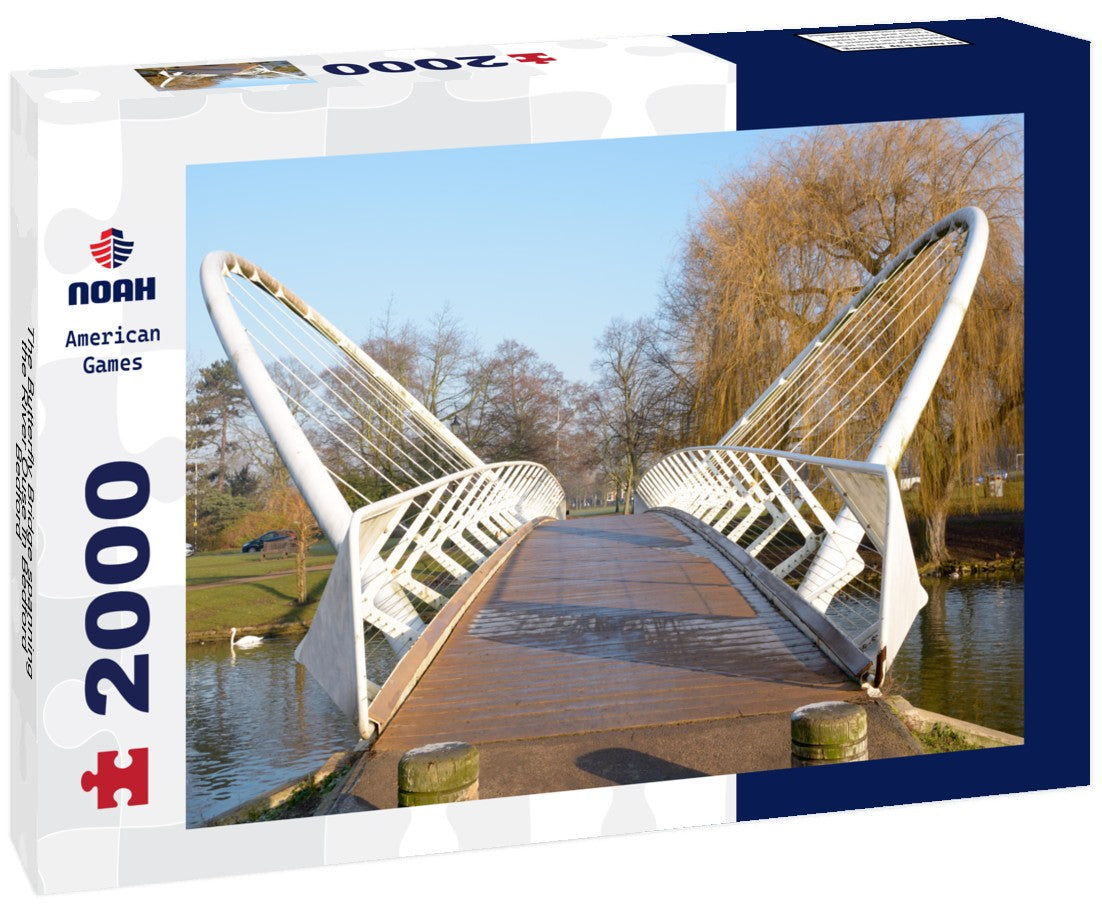 The Butterfly Bridge spanning the River Ouse in Bedford, Bedford 2000pc Puzzle