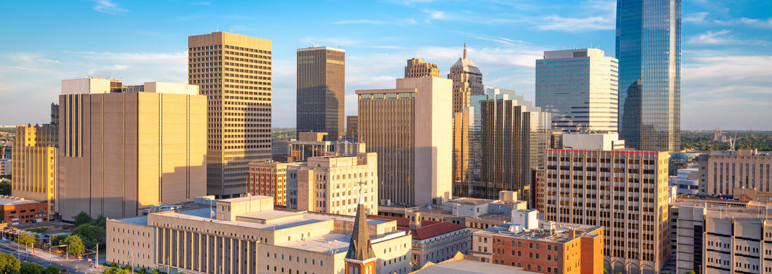 Noah Jigsaw Puzzle Oklahoma City, Oklahoma, USA downtown skyline in the afternoon panorama 1000 pieces