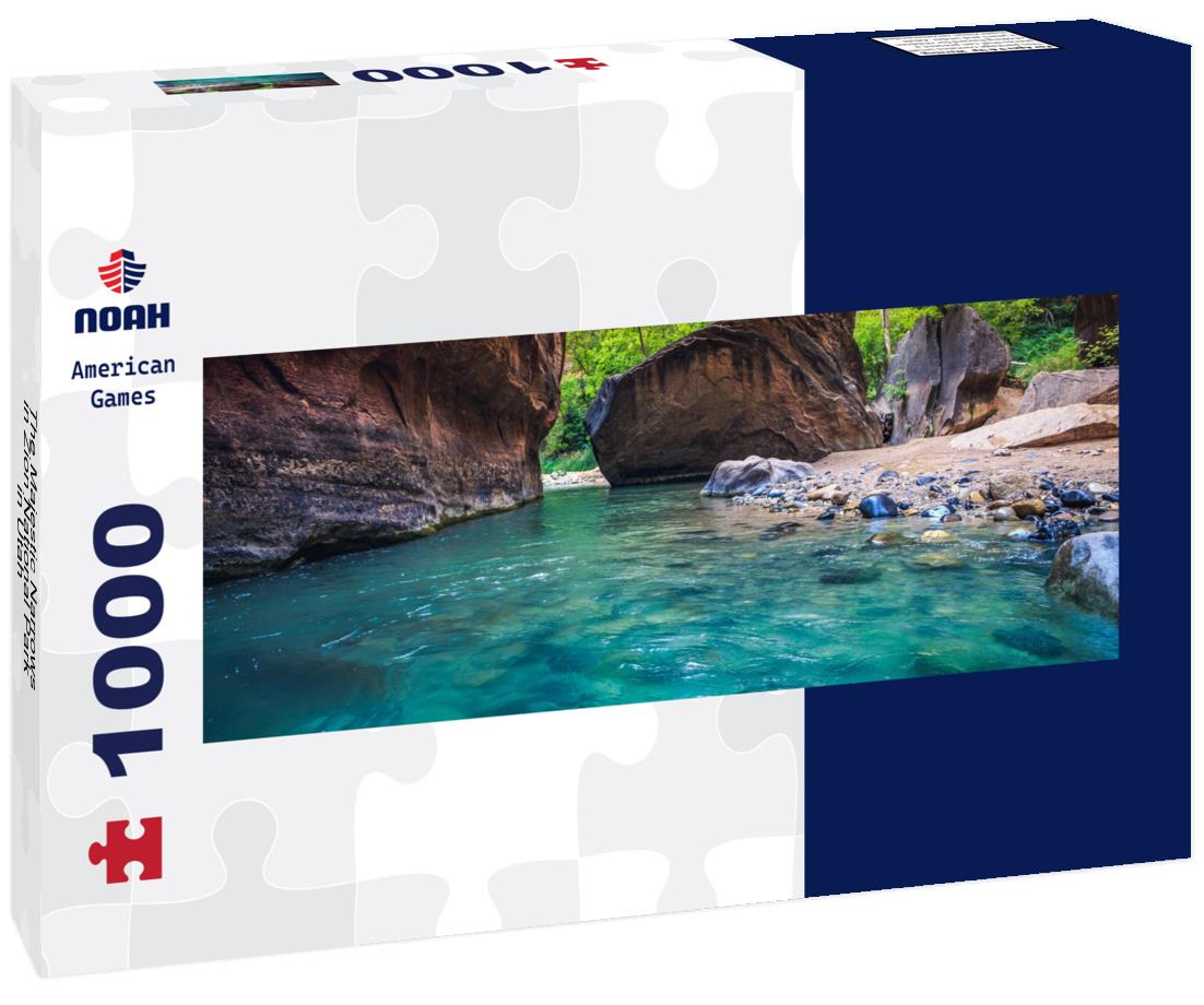 Noah Jigsaw Puzzle The Majestic Narrows in Zion National Park in Utah panorama 1000 pieces