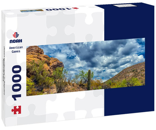 Noah Jigsaw Puzzle desert landscape in Saguaro National Park panorama 1000 pieces