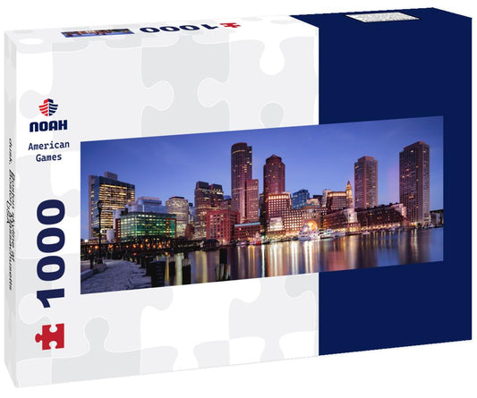 Noah Jigsaw Puzzle Boston skyline at dusk, Boston, Massachusetts, USA panorama 1000 pieces