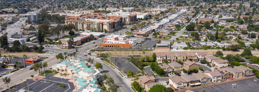 Noah Jigsaw Puzzle Daytime view of West Covina city center, California panorama 1000 pieces